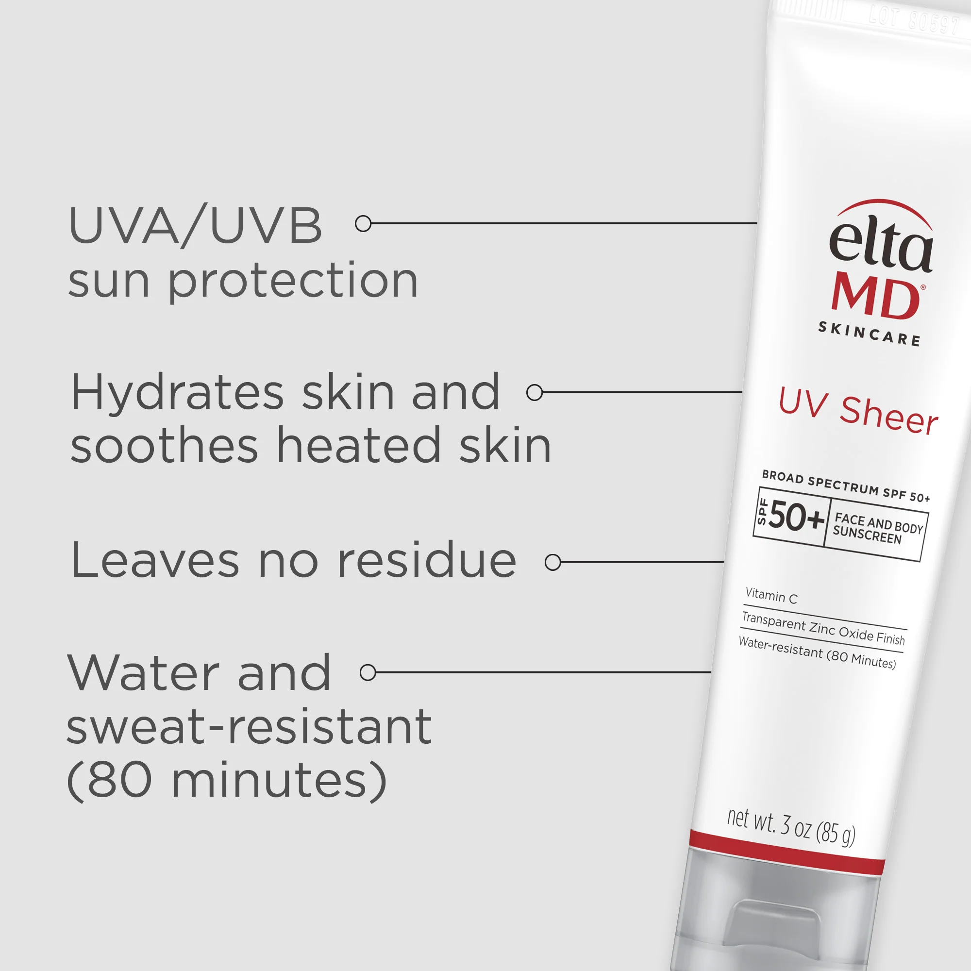 EltaMD UV Sheer Broad-Spectrum SPF 50+ - Image 3