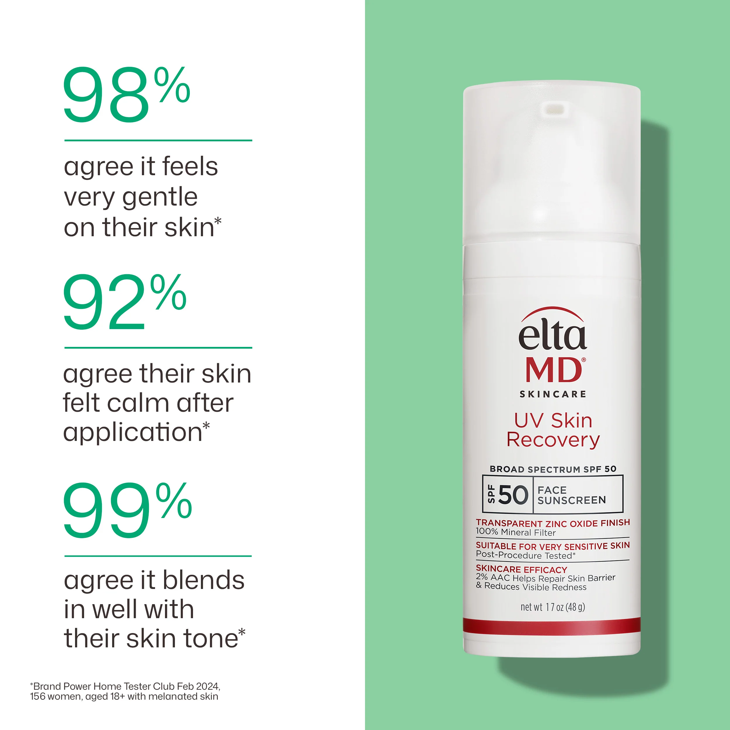 EltaMD UV Skin Recovery Broad Spectrum SPF 50 Face Sunscreen - Image 10